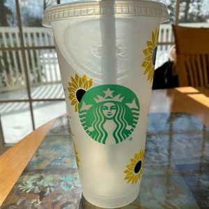 Personalized Starbucks Sunflower Tumbler 24oz